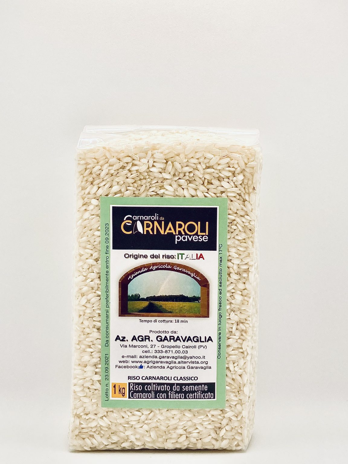 Riso Carnaroli Classico Sottovuoto Azienda Agricola Garavaglia