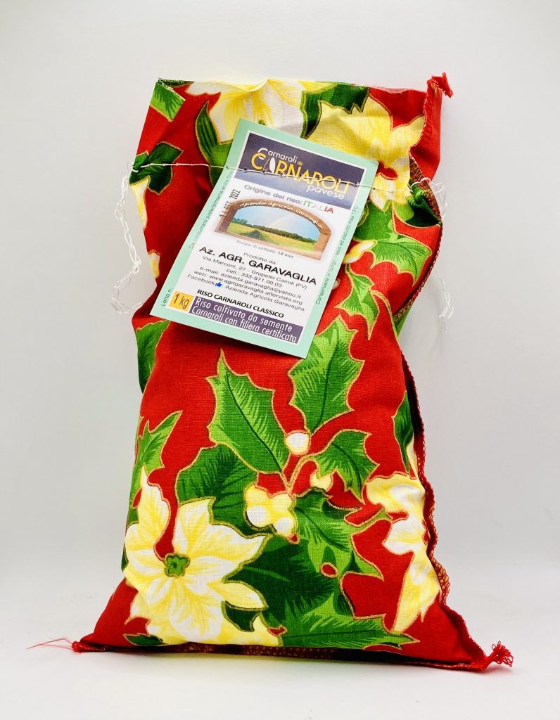 Riso Carnaroli Classico tela NATALE Azienda Agricola Garavaglia