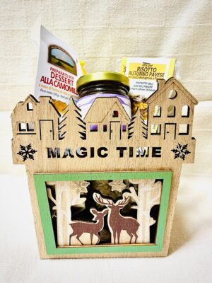 CONF. N. 38 VASO IN LEGNO MAGIC TIME