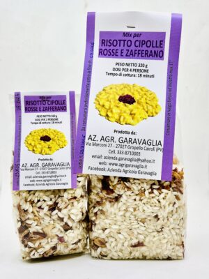 Risotto cipolle rosse e zafferano
