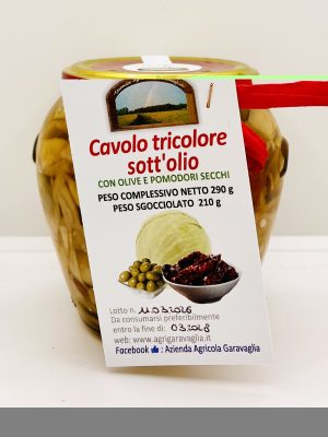 Cavolo tricolore sott'olio